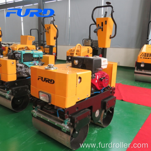Petrol engine hand operated double drum roller compactor (FYL-800)